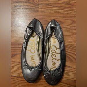 Sam Edelman Metallic Gold Ballet Flats